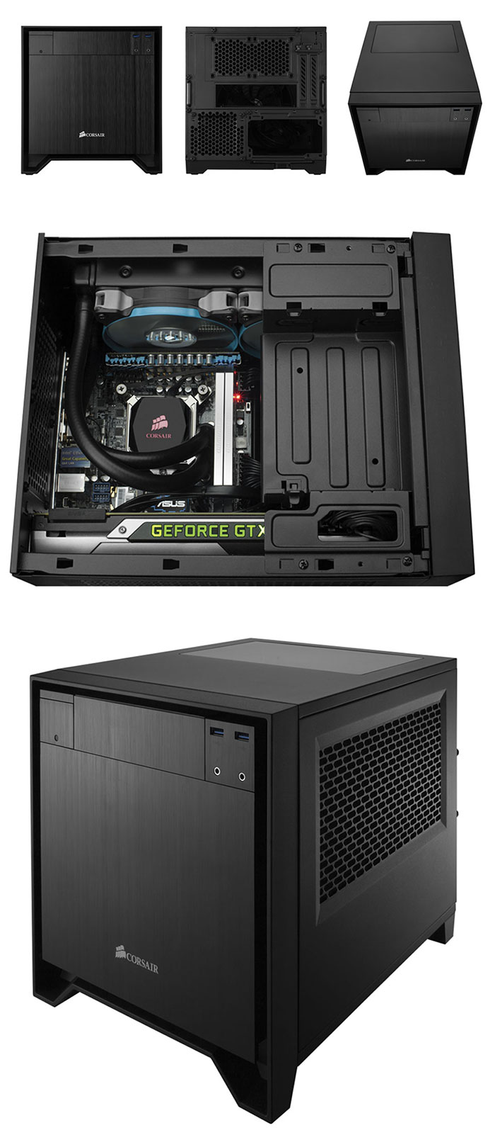 Buy Corsair Obsidian 250D Mini ITX Case [CC-9011047-WW] | PC Case