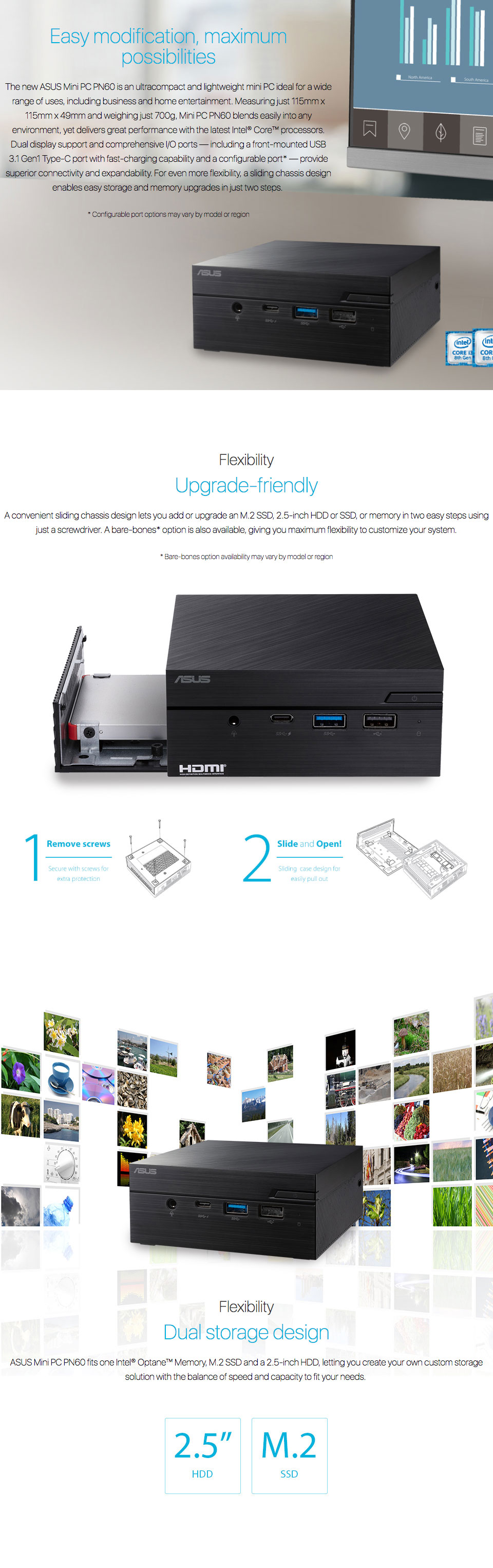 Buy ASUS PN60-8i3BAREBONES 8th Gen Core i3 Mini PC [PN60