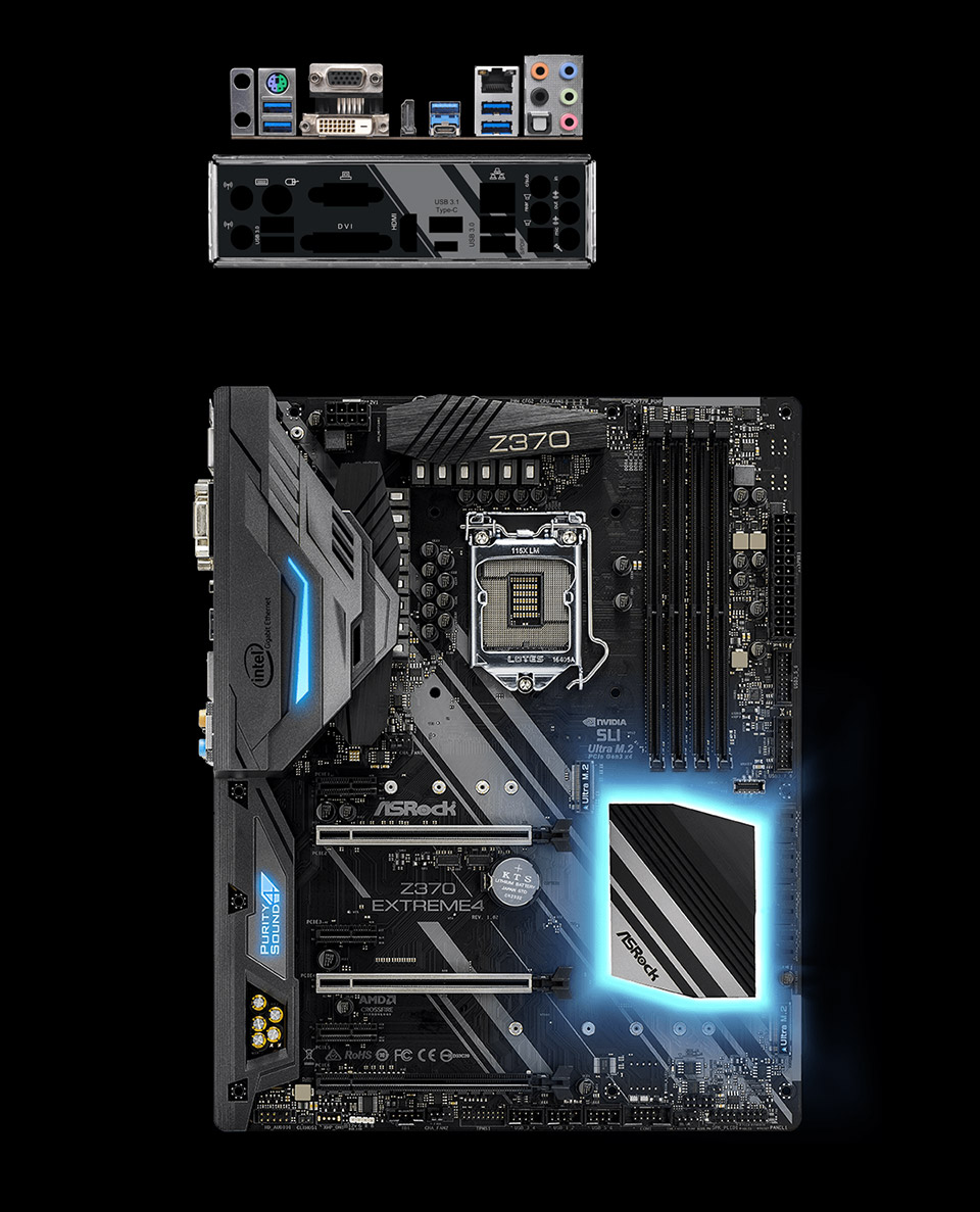 Buy ASRock Z370 Extreme4 Motherboard [Z370-EXTREME4] | PC Case