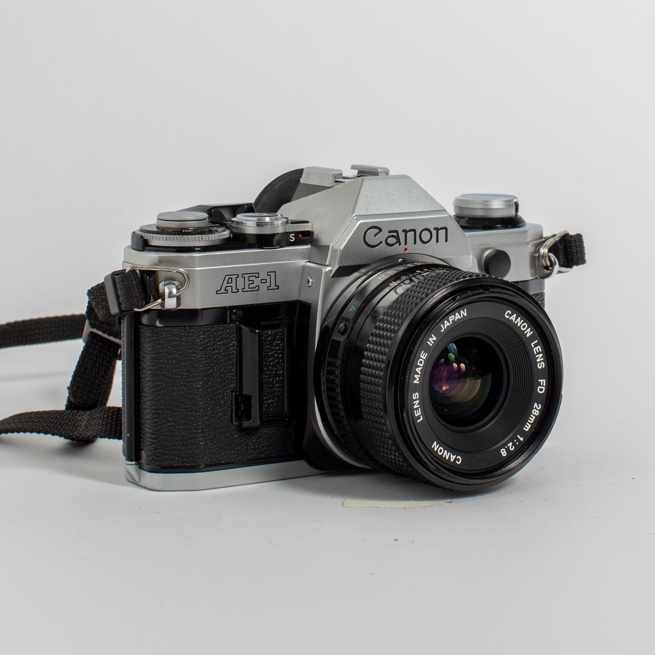 Canon AE-1 w/ FD 28mm f/2.8 lens recent CLA – Film Supply Club