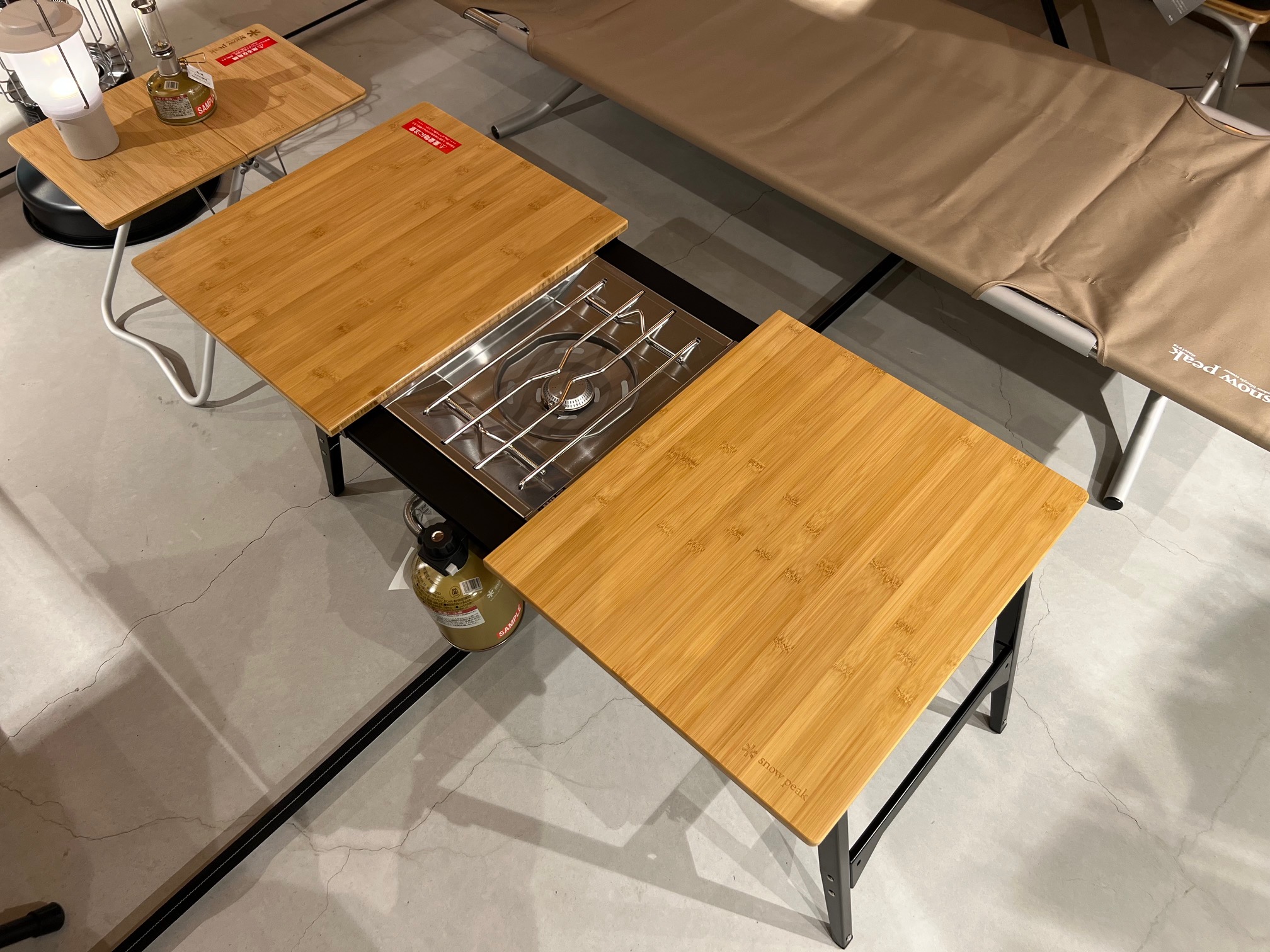 インテリアにもマッチするスノーピークエクステンションIGT