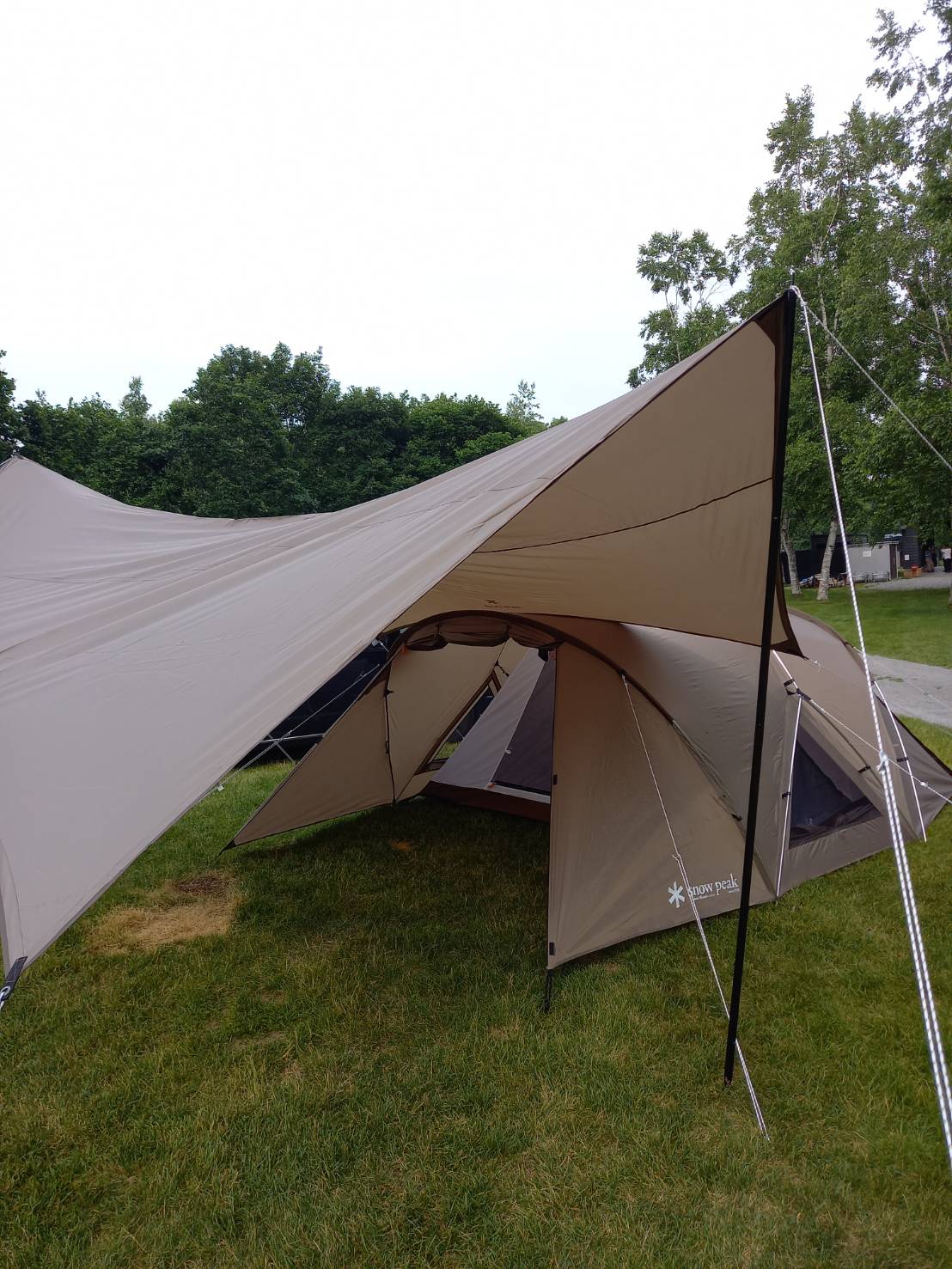 snow peak ランドネストMテントタープセット展示開始！ | FISHLAND