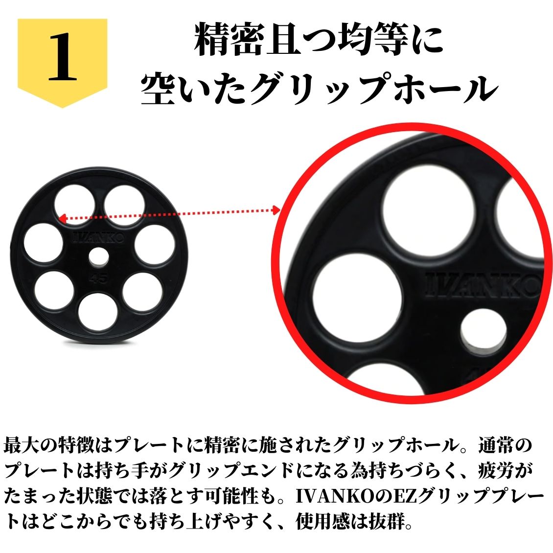 専用商品 IVANKO (イヴァンコ)オリンピックプレートセット計107.5kg