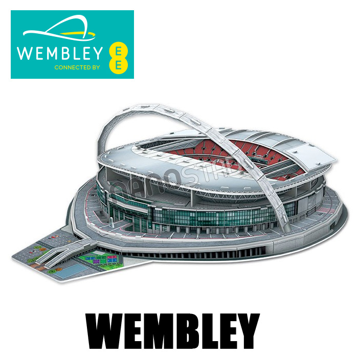 ウェンブリー スタジアム 3D パズル(イングランド代表)【Nanostad/ナノ