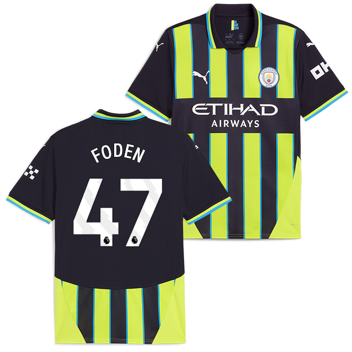 マンチェスターシティ 24-25 アウェイ 半袖 ユニフォーム No.47