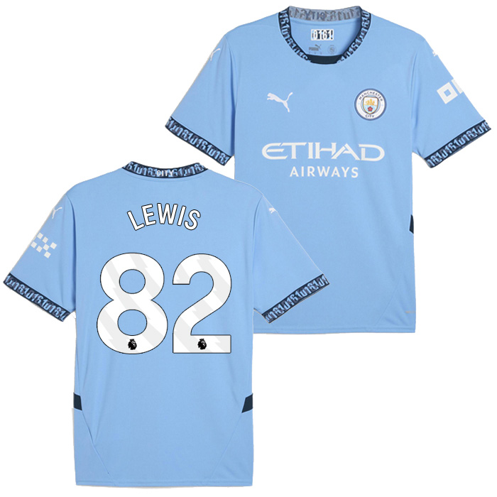 マンチェスターシティ 24-25 ホーム 半袖 ユニフォーム No.82 リコ