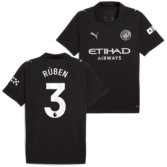 マンチェスターシティ 25-26 アウェイ 半袖 ユニフォーム No.3 ルベン