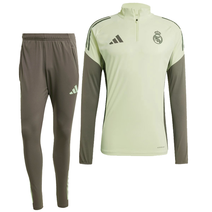 レアルマドリード 25-26 TIRO25 1/4 ZIPトレーニング トップ長袖