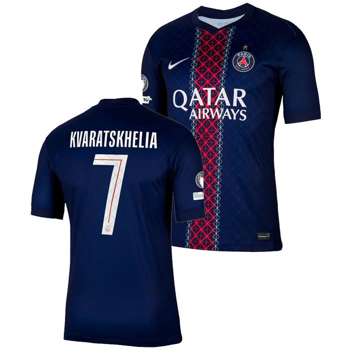パリ・サンジェルマン 25-26 ホーム 半袖 ユニフォーム No.7