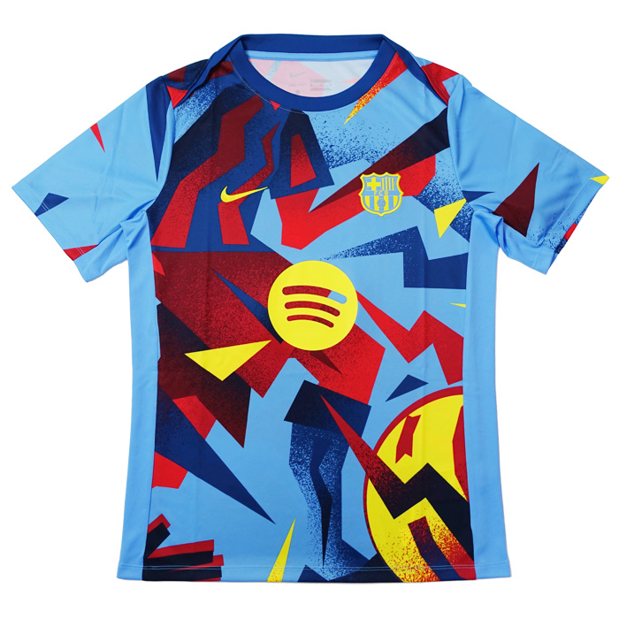 FCバルセロナ 25-26 ACDPR プレマッチ トップ 半袖(ブルー×イエロー