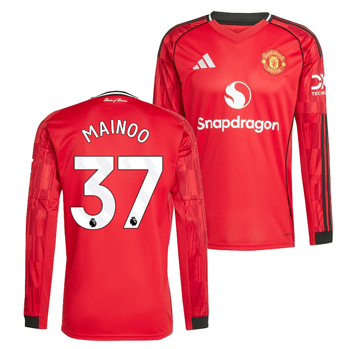 マンチェスターユナイテッド 25-26 ホーム 長袖 ユニフォーム No.37