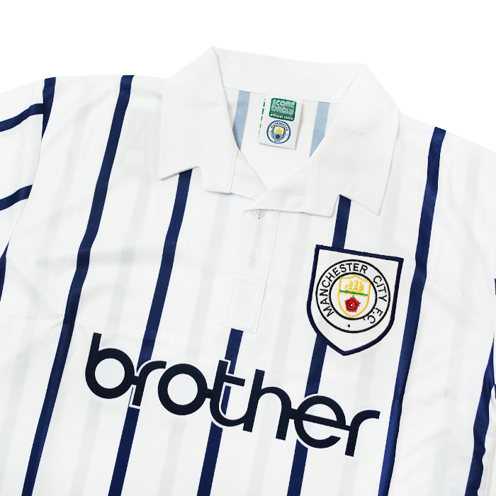 マンチェスターシティ 93-94 アウェイ 半袖 レトロ ユニフォーム (復刻