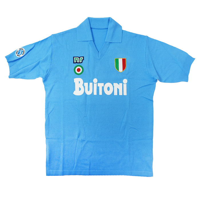 SSCナポリ 87-88 ホーム レトロ ユニフォーム No.10 (マラドーナ