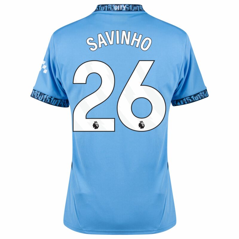 マンチェスター・シティ 24/25 サヴィーニョ 公式ユニフォーム ホーム