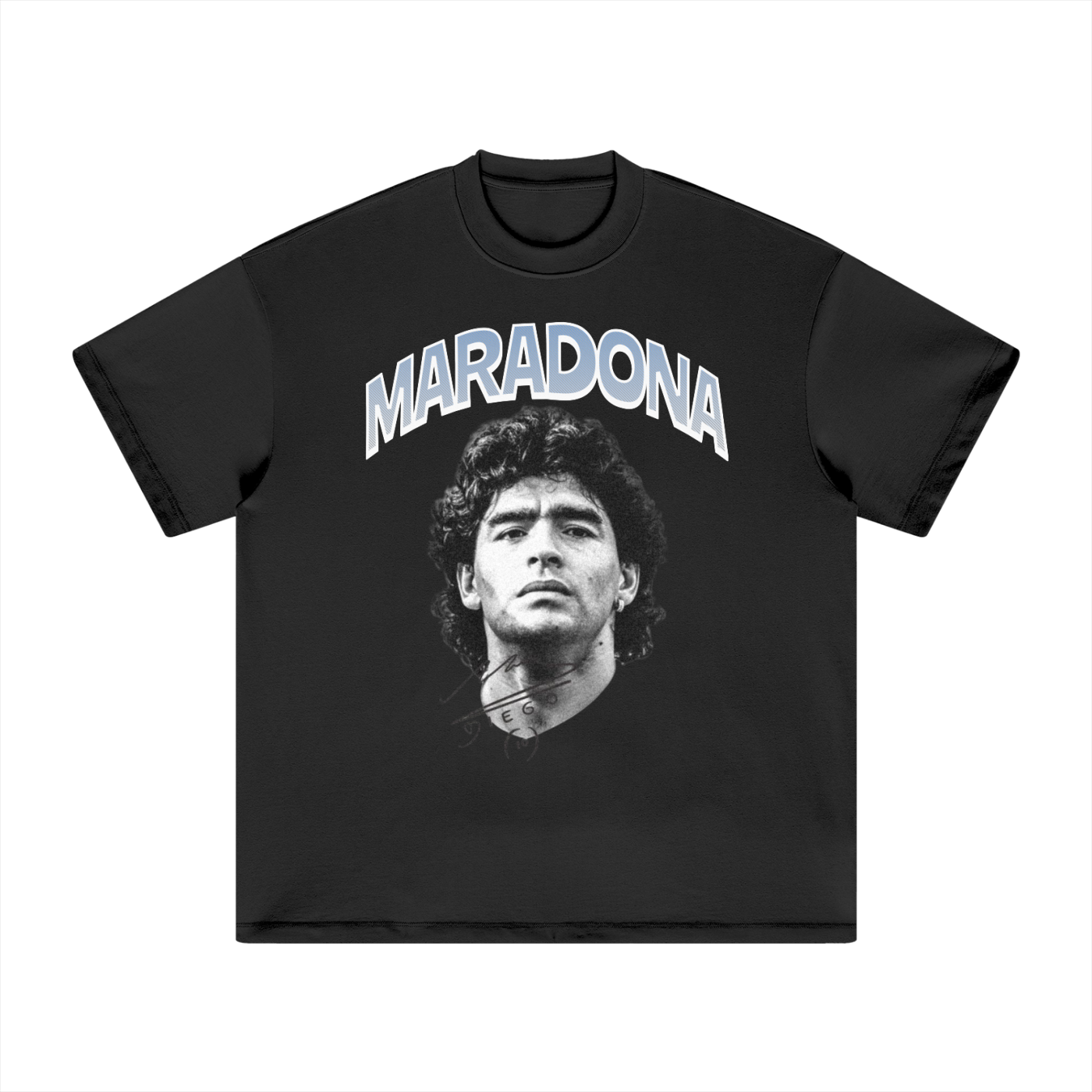 Maradona Heavyweight T-Shirt – Footy Vibes Club
