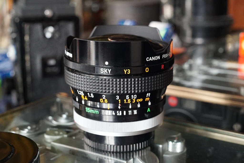 Canon FD Fish-eye 15mm f/2.8 S.S.C - Fotohandel Delfshaven / MK Optics