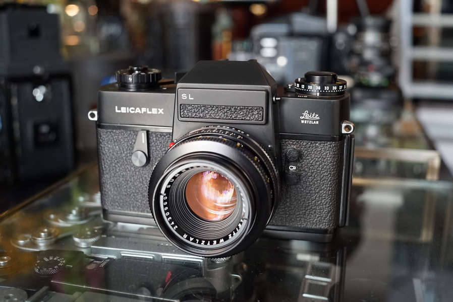 Leicaflex SL black + Leitz Summicron 2 / 50 , 2-cam lens