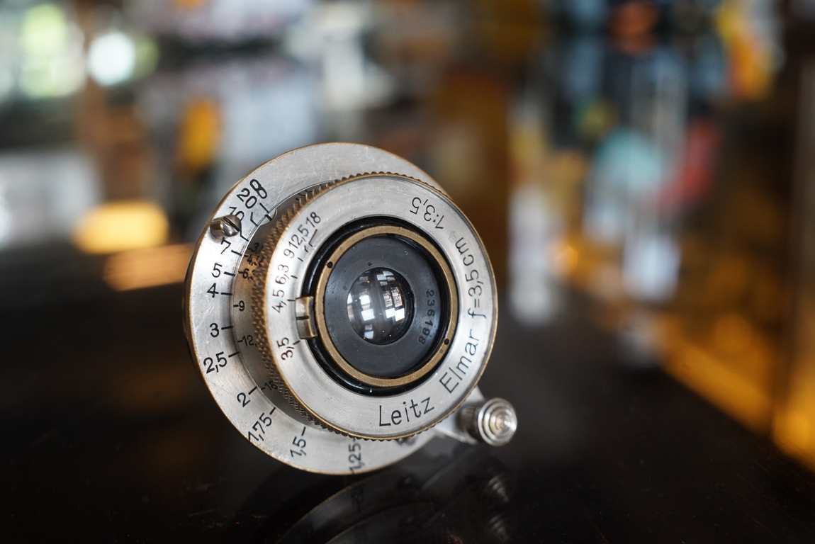 Leica Leitz Elmar 3.5 / 3.5cm, Nickel - Fotohandel Delfshaven / MK