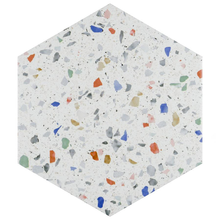 SomerTile - Venice - Hexagon Porcelain Tile - Light Colors — Floorzz