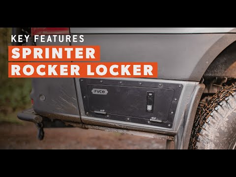 Sprinter Rear Panel Storage Locker | Flatline Van Co.