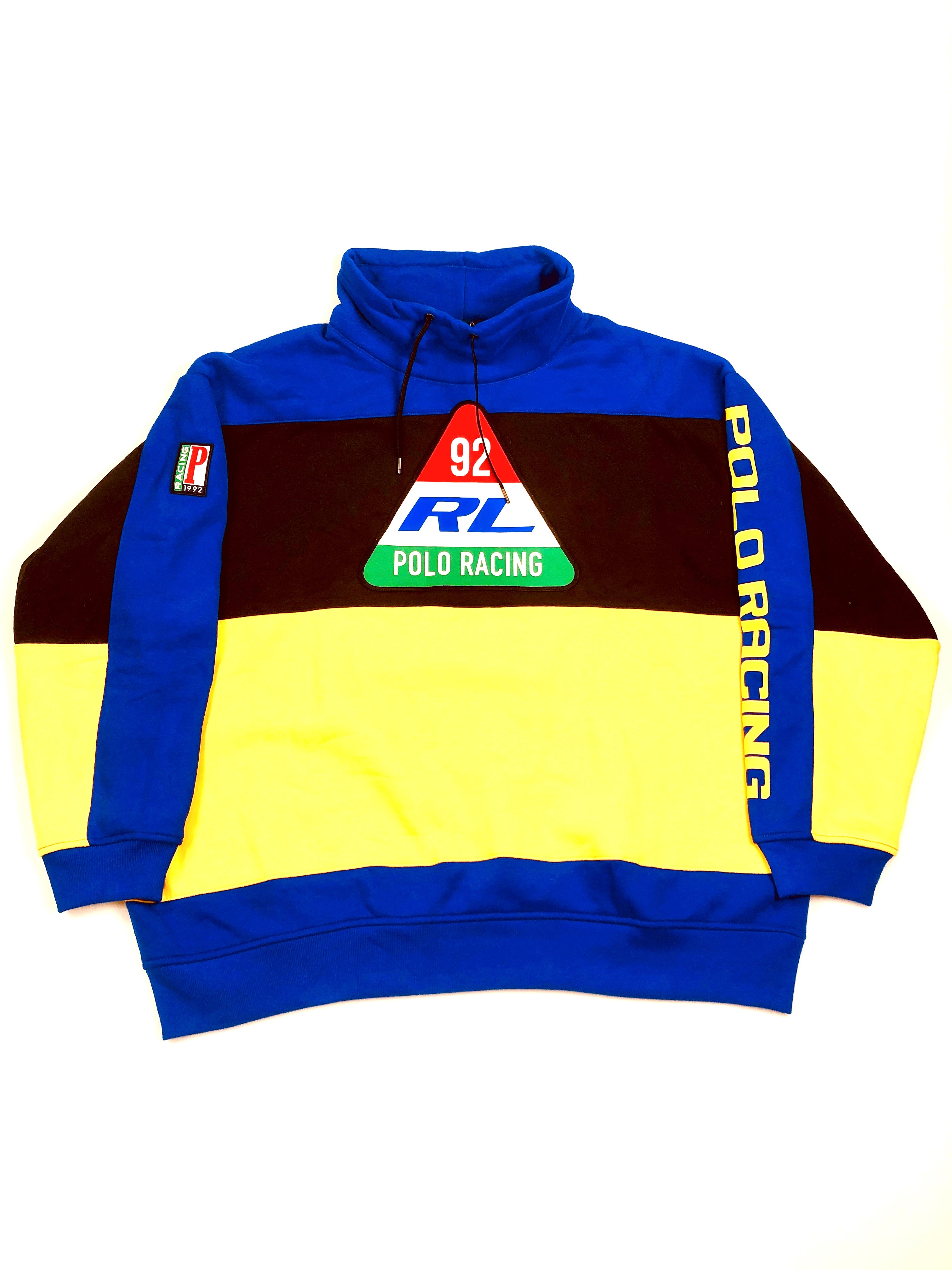 Polo Ralph Lauren 92 RL Polo Racing Colorblocked Funnelneck