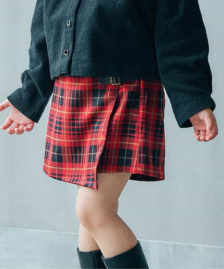 ☆SALE☆ロンドンガール風スカートパンツ ショート丈（S423045