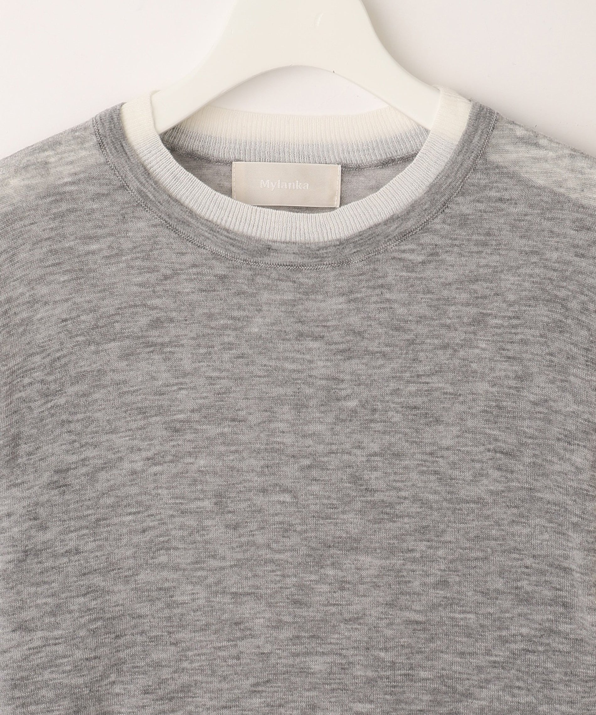 バイカラーハイゲージニット – FACE SANS FARD