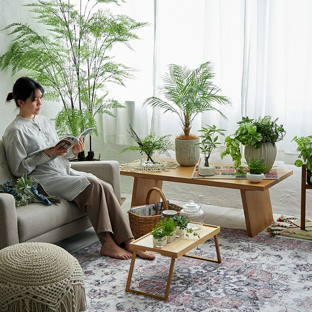 テーブルグリーン ミックスアレンジ H45 グリーン | オーダー