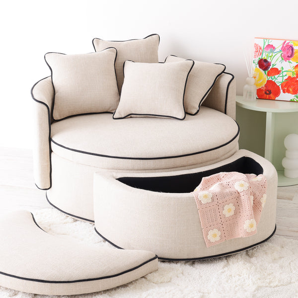 ヌック ソファ ラウンド ライトベージュ | Francfranc（フランフラン