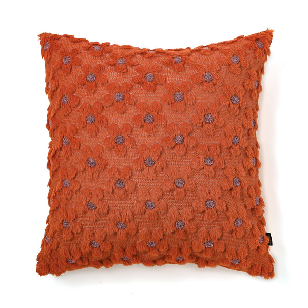 ファー クッションカバー 45×45 オレンジ（L-050） | Francfranc