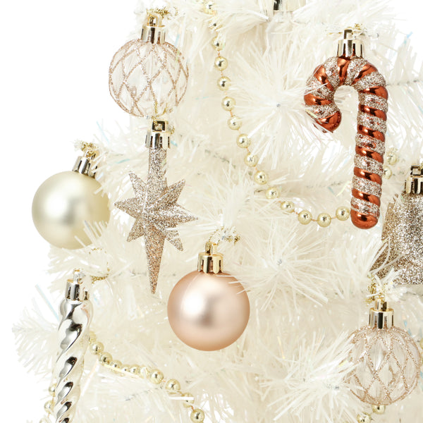 クリスマスツリー スターターセット 60cm ホワイト | Francfranc