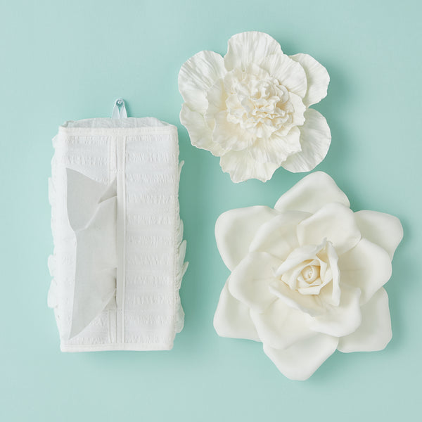 フリル ティッシュカバー ホワイト | Francfranc（フランフラン）公式