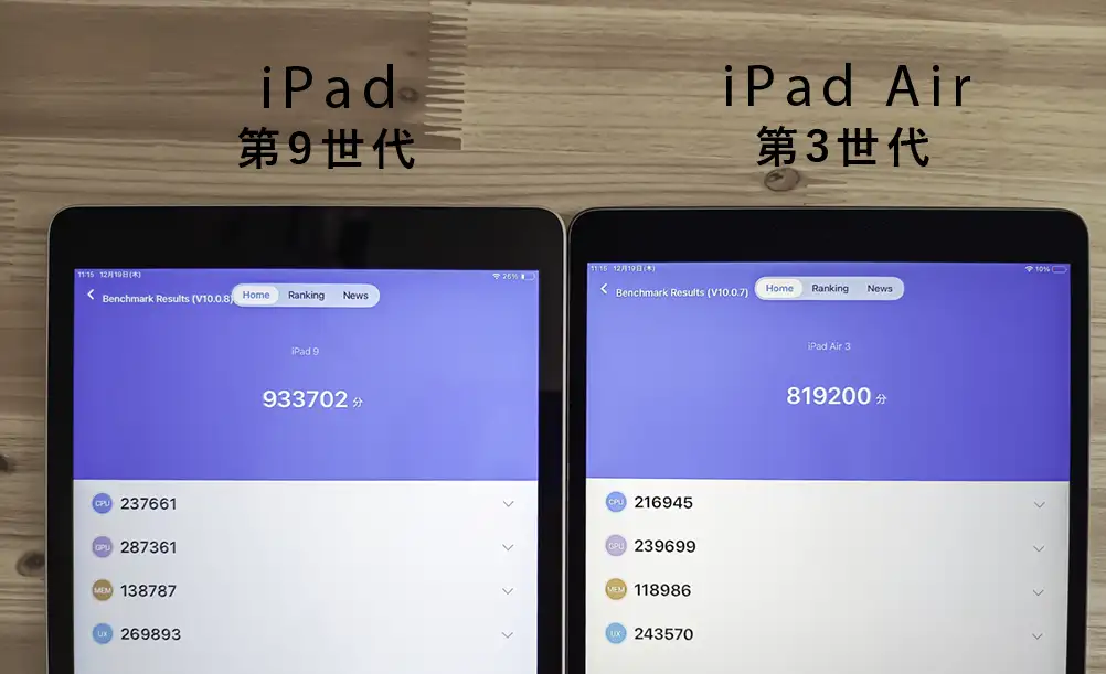 iPad第9世代とiPad Air第3世代を比較！中古での購入におすすめの機種