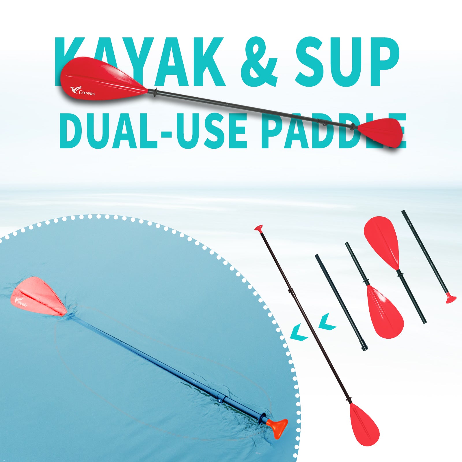 Freein 10'6 Inflatable Paddle Board With Seat | Inflatable Paddle