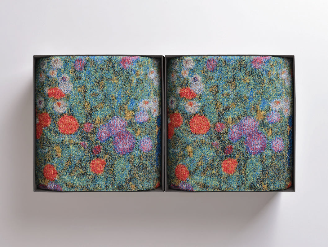 五彩織り クリムト「農家の庭」 – FUJITAKA TOWEL GINZA