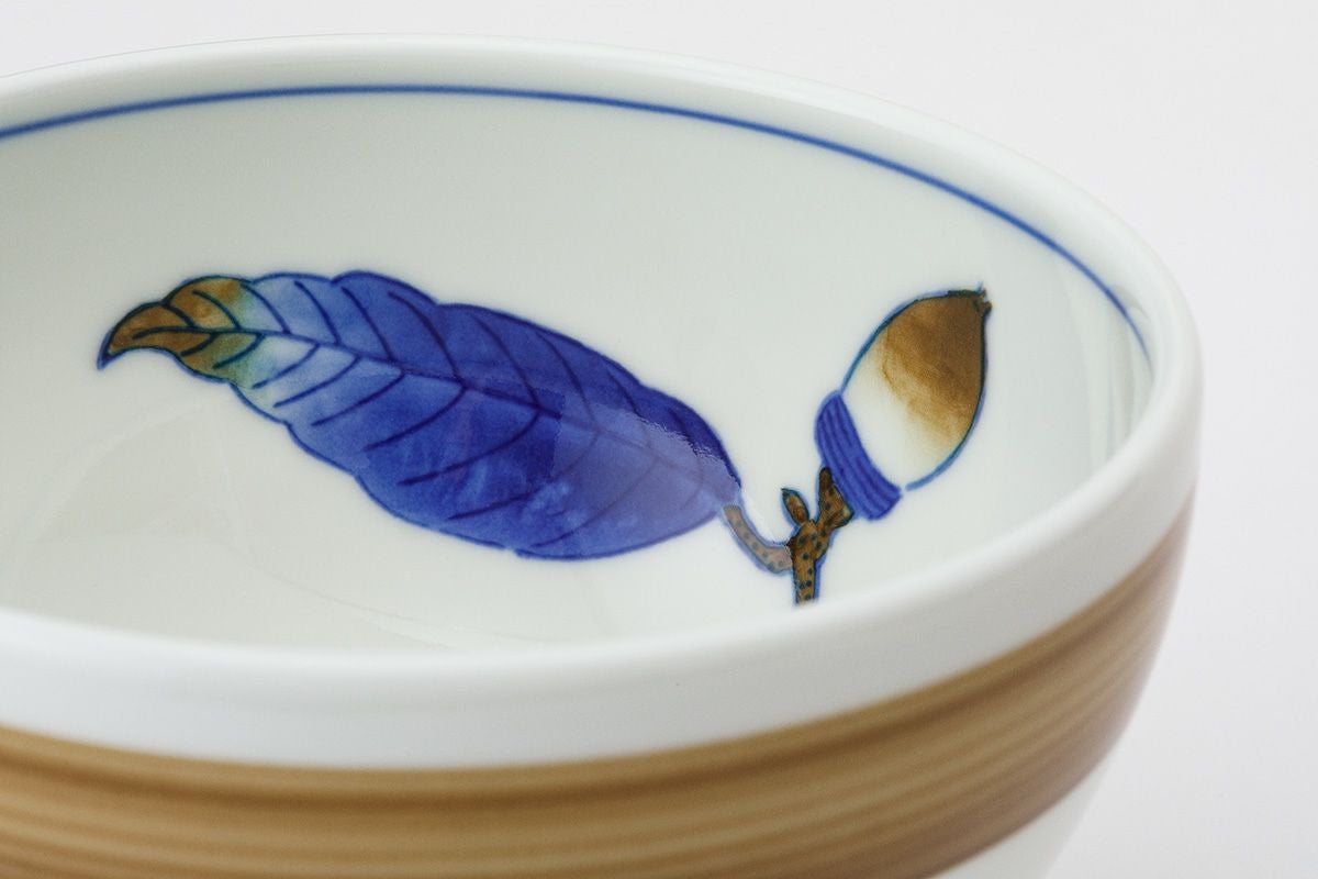 どんぐり（茶呉須） 深丼 | 有田焼 深川製磁｜公式オンラインストア