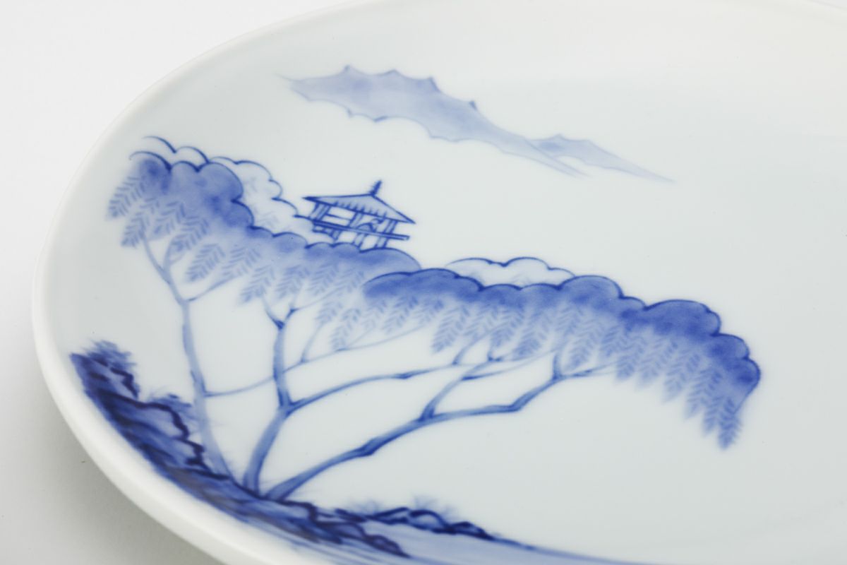 絵変山水 銘々皿揃 | 有田焼 深川製磁｜公式オンラインストア