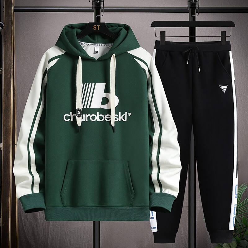 スウェット セットアップ シンプルラインパーカースウェット上下セット