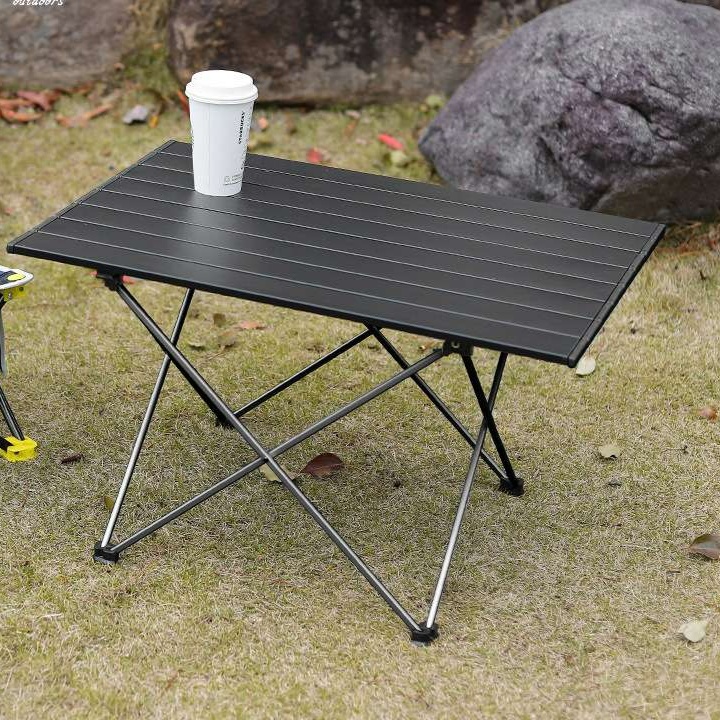 アウトドアテーブル アルミ製折り畳みキャンプサイドテーブル サイド