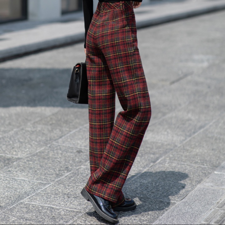 チェックパンツ タータンチェック あったかパンツ タータン チェック