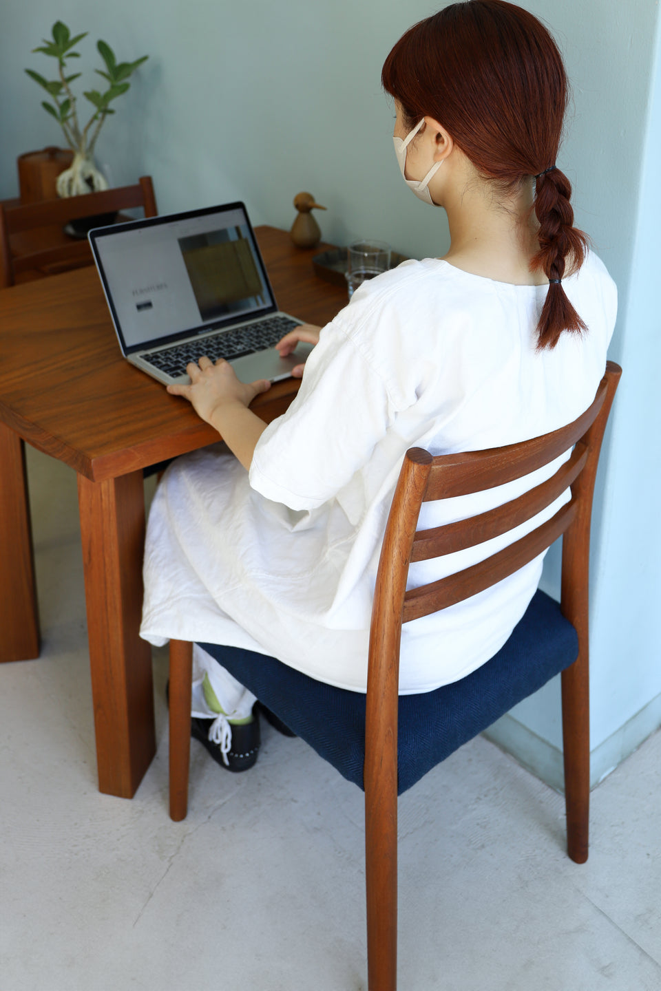 ジャパンヴィンテージ 日進木工 ダイニングチェア 椅子 チーク材