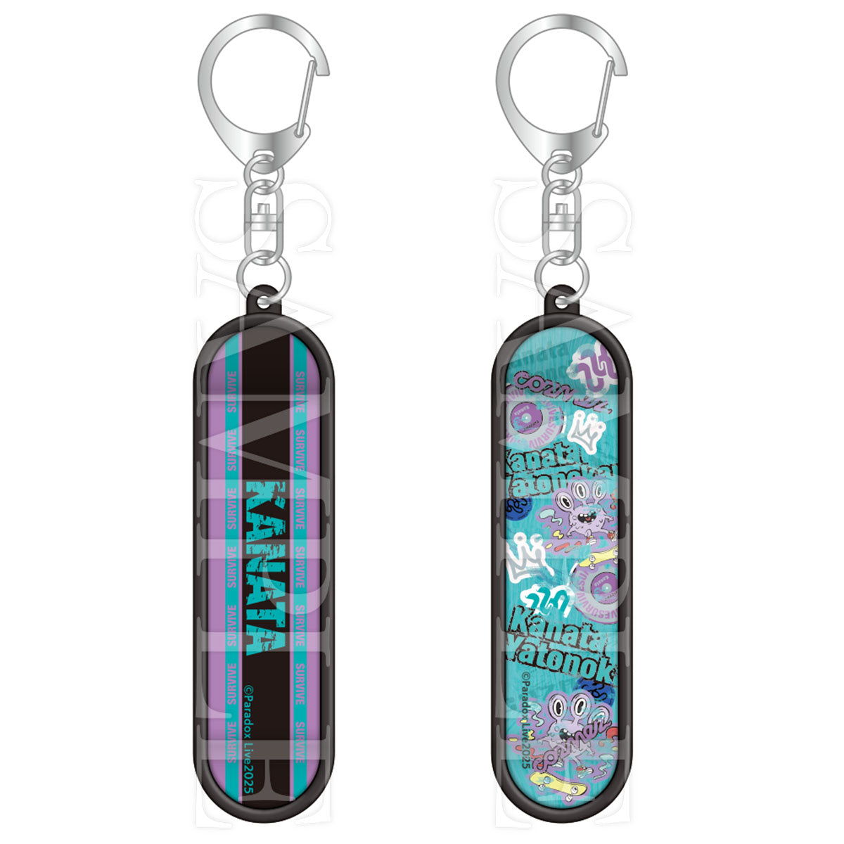 Paradox Live SURVIVE cozmez スケートボードキーホルダーセット
