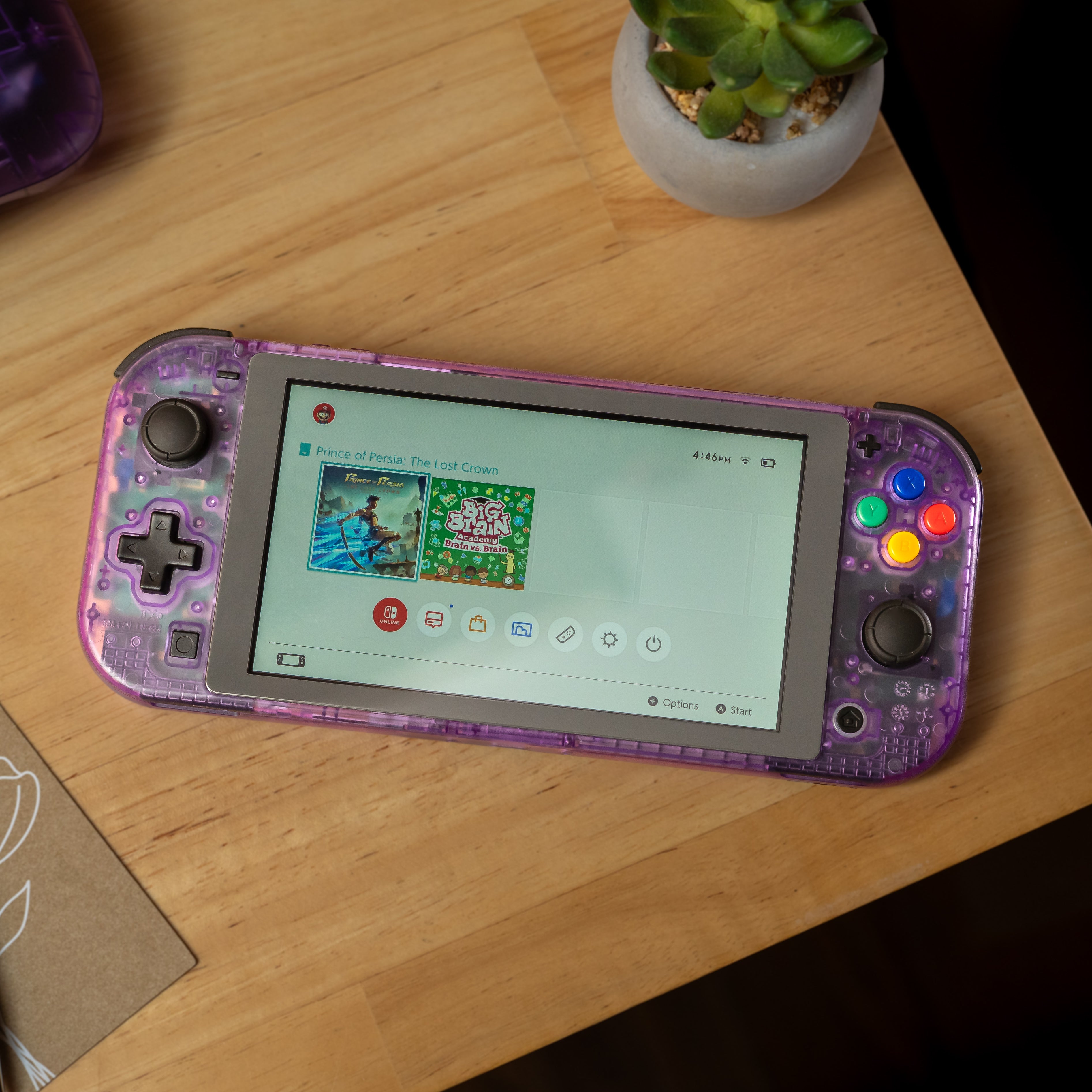 Atomic Purple Nintendo Switch Lite | Retro Custom Handheld By