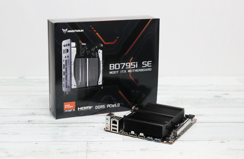 実機レビュー】Minisforum BD795i SE：とんでもレベルのワッパを誇る