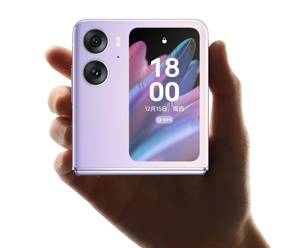 OPPO Find N2 Flip」発表！独自NPU、Dimensity 9000+搭載のタテ折り