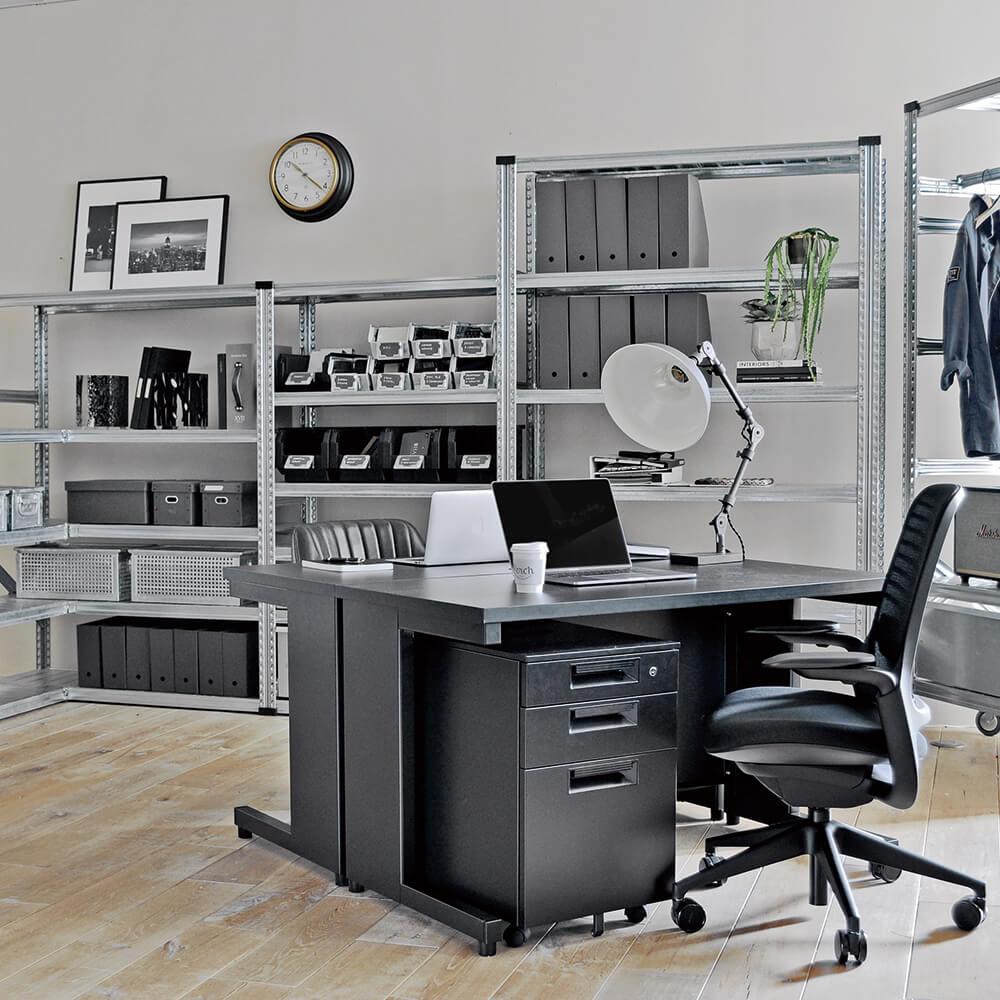 METALSISTEM メタルシステムラック 5段タイプ 幅98cm スチール製