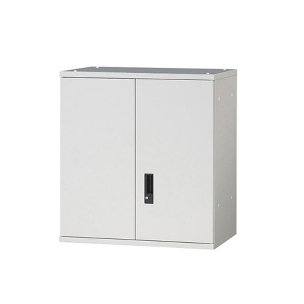 収納家具 スチール製書庫 収納庫 両開き保管庫 上置き用 W70xD45xH75cm