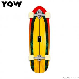 YOW SURFSKATE LAKEY PEAK 32 x 9.875 x 18.5 スケートボード(スケボー
