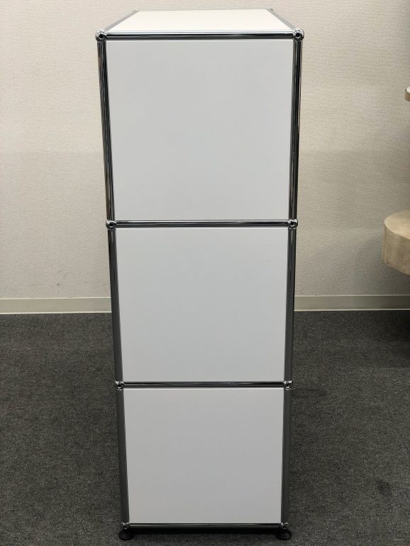 美品□USM/ハラーシステム□1列3段 オープンシェルフ 白 | 入荷商品