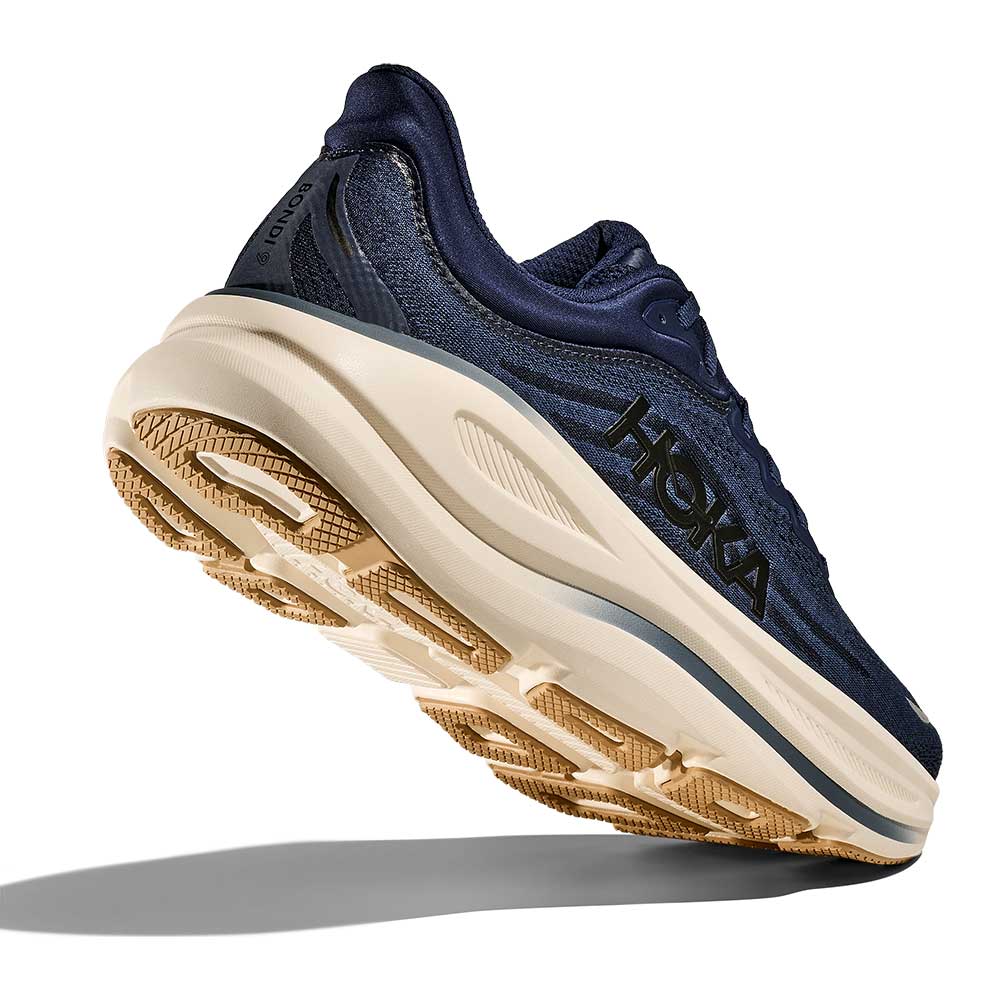 Men's Bondi 9 Running Shoe - Midnight Blue/Varsity Navy - Regular